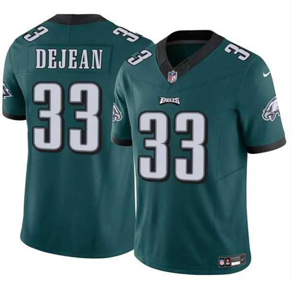 Men & Women & Youth Philadelphia Eagles #33 Cooper DeJean Green 2024 Draft F.U.S.E. Vapor Untouchable Limited Stitched Jersey->philadelphia eagles->NFL Jersey